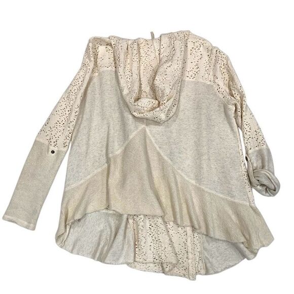 FREE PEOPLE Oversized Lacey Eyelet Cardigan (Sz S) - Picture 3 of 10